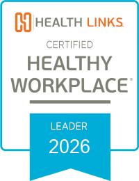 Healthy workplace 2025 badge