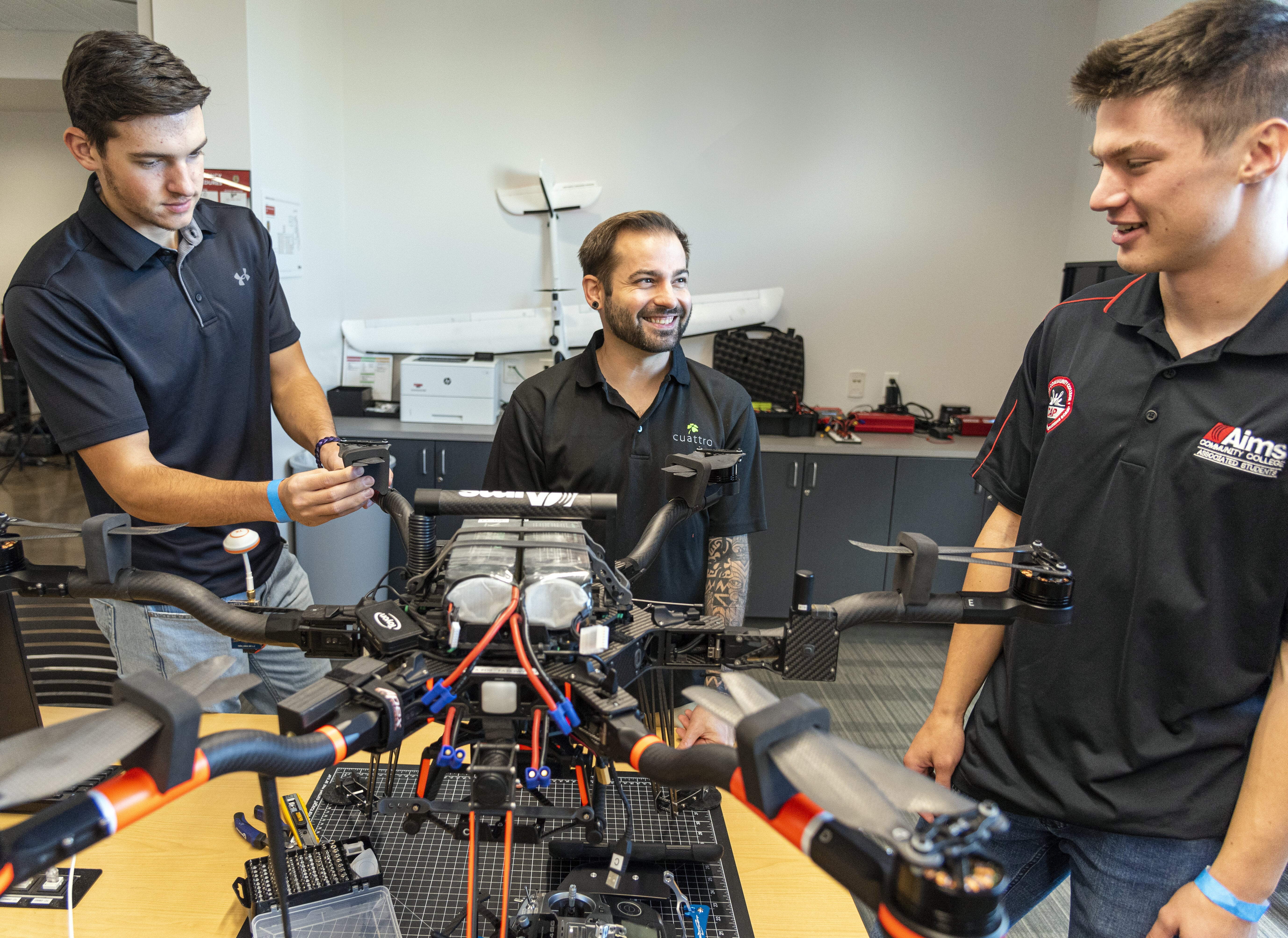 Aims UAS drone pilot students
