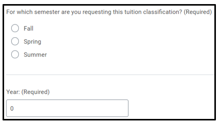 tuition request